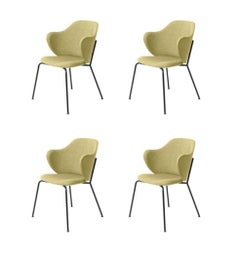 Set of 4 Green Remix Lassen Chairs by Lassen