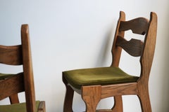 Set of 4 Mid-Century Oak Dining Chairs
