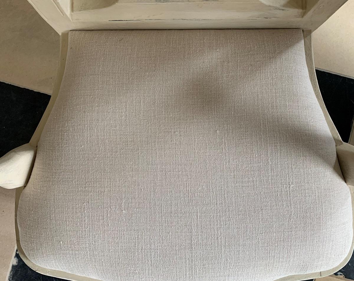Contemporary Set of 4 Gustavian Style Armchairs
