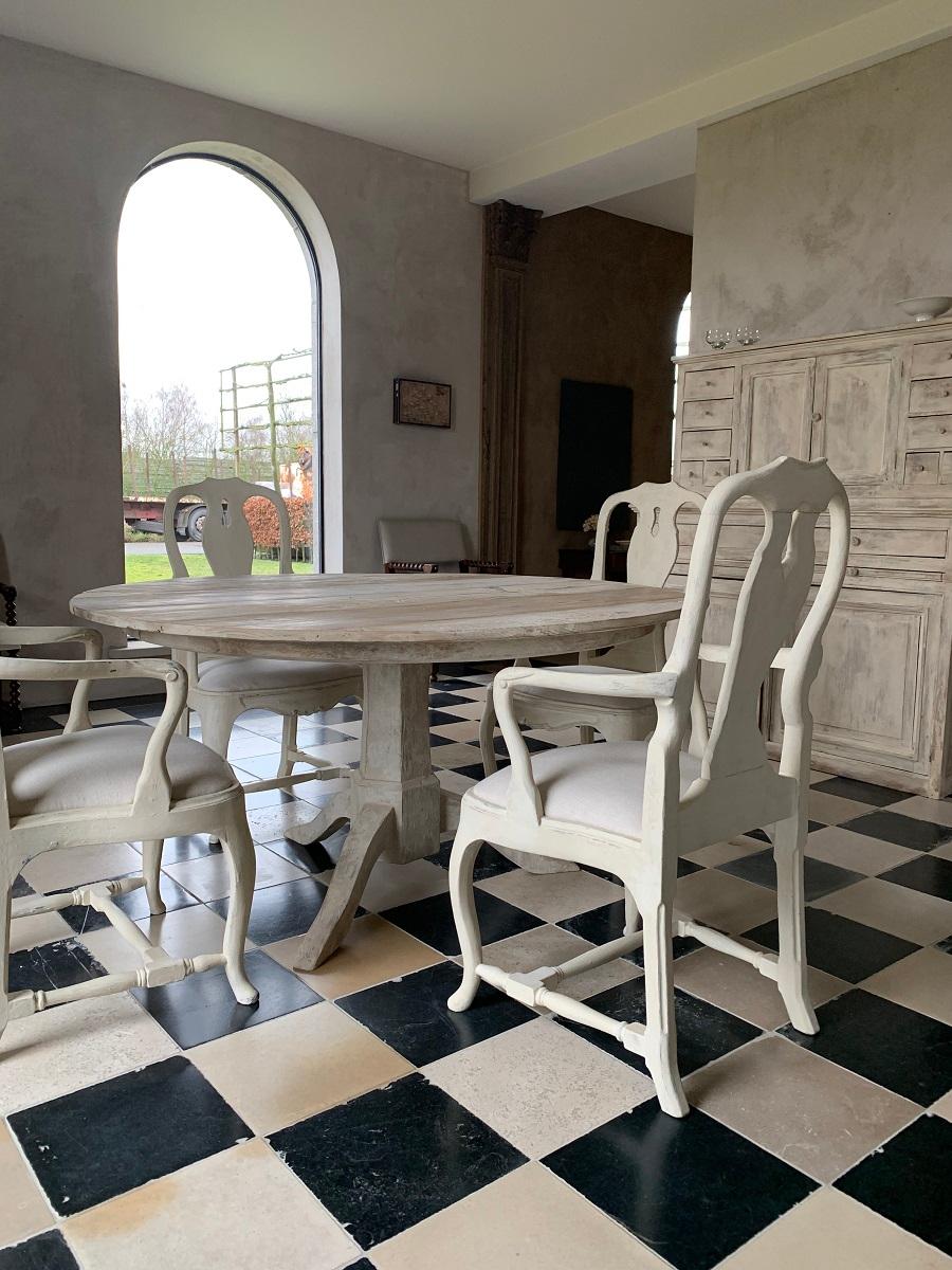 Set of 4 Gustavian Style Armchairs 2
