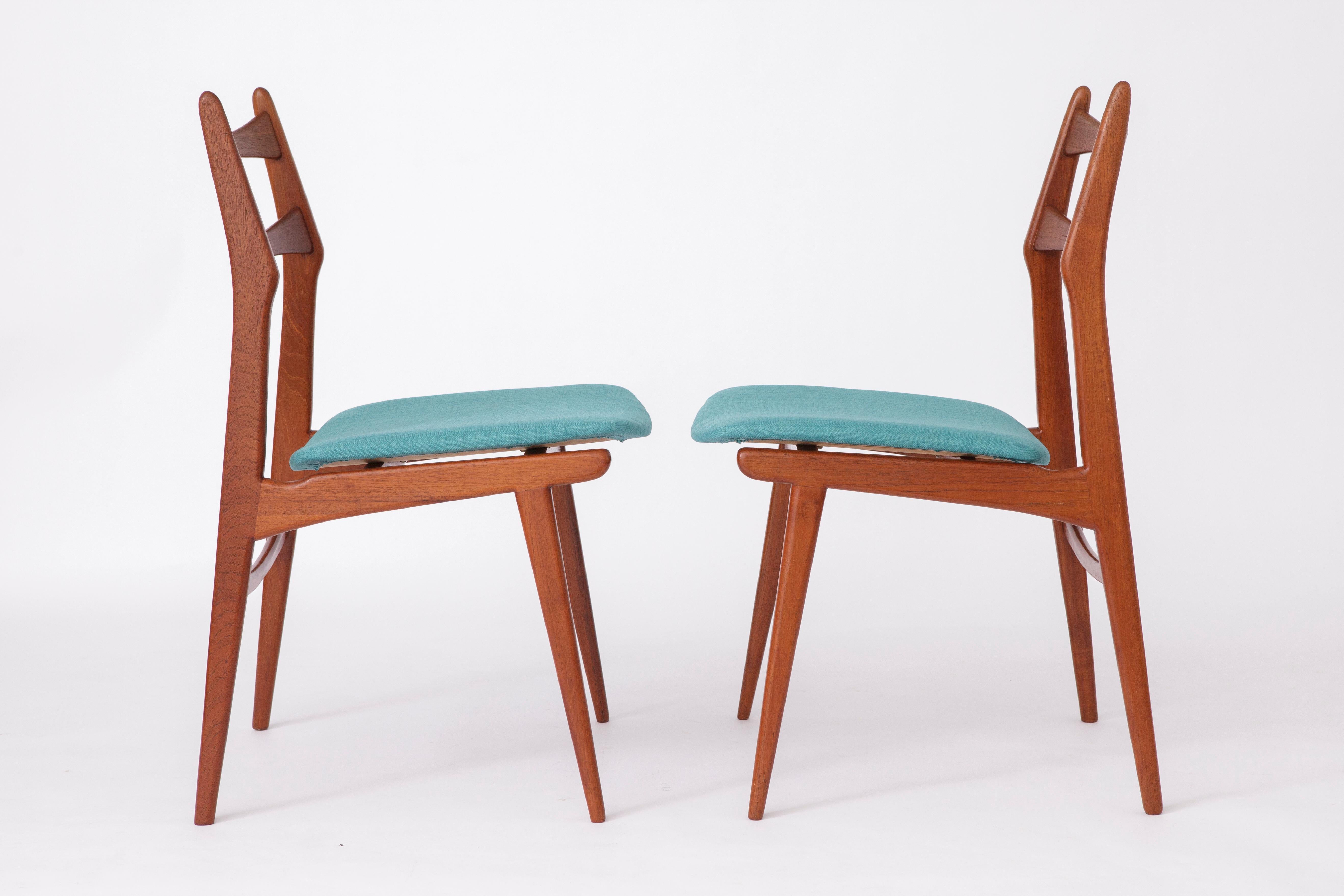 Lucidato Set di 4 sedie da pranzo in teak 