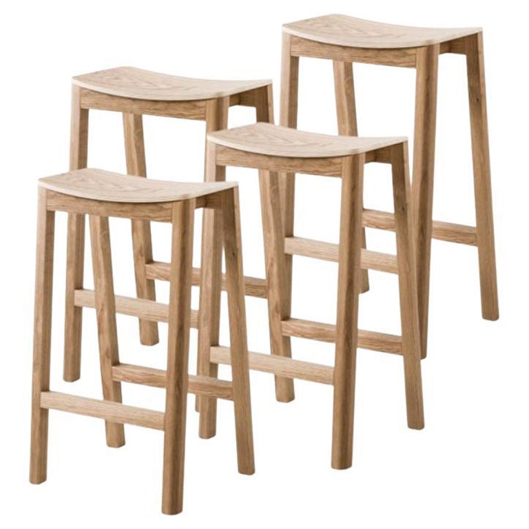 Set of 4, Halikko Bar Stools by Made by Choice For Sale