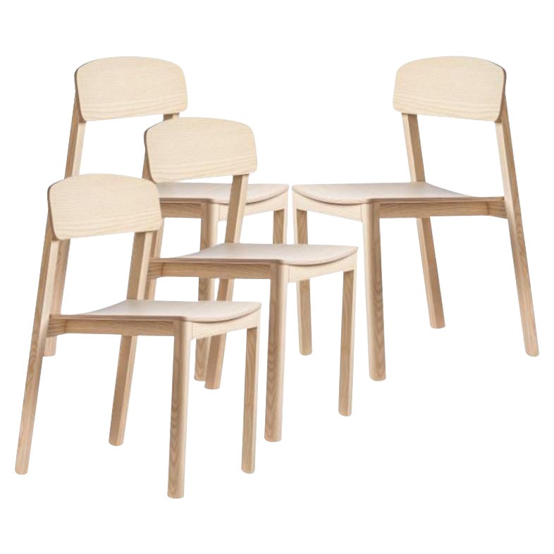 Ensemble de 4 chaises de salle à manger Halikko par Made by Choice en vente