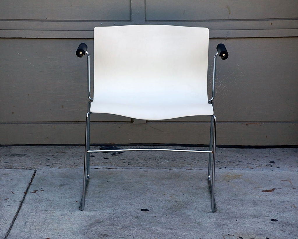 Style international Ensemble de 4 fauteuils Handkerchief de Massimo Vignelli pour Knoll en vente