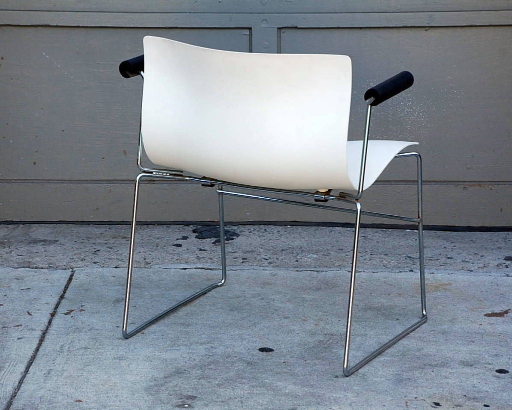Fine XX secolo Set di 4 poltrone a fazzoletto di Massimo Vignelli per Knoll in vendita