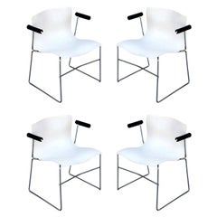 Set of 4 Handkerchief Armchairs by Massimo Vignelli for Knoll