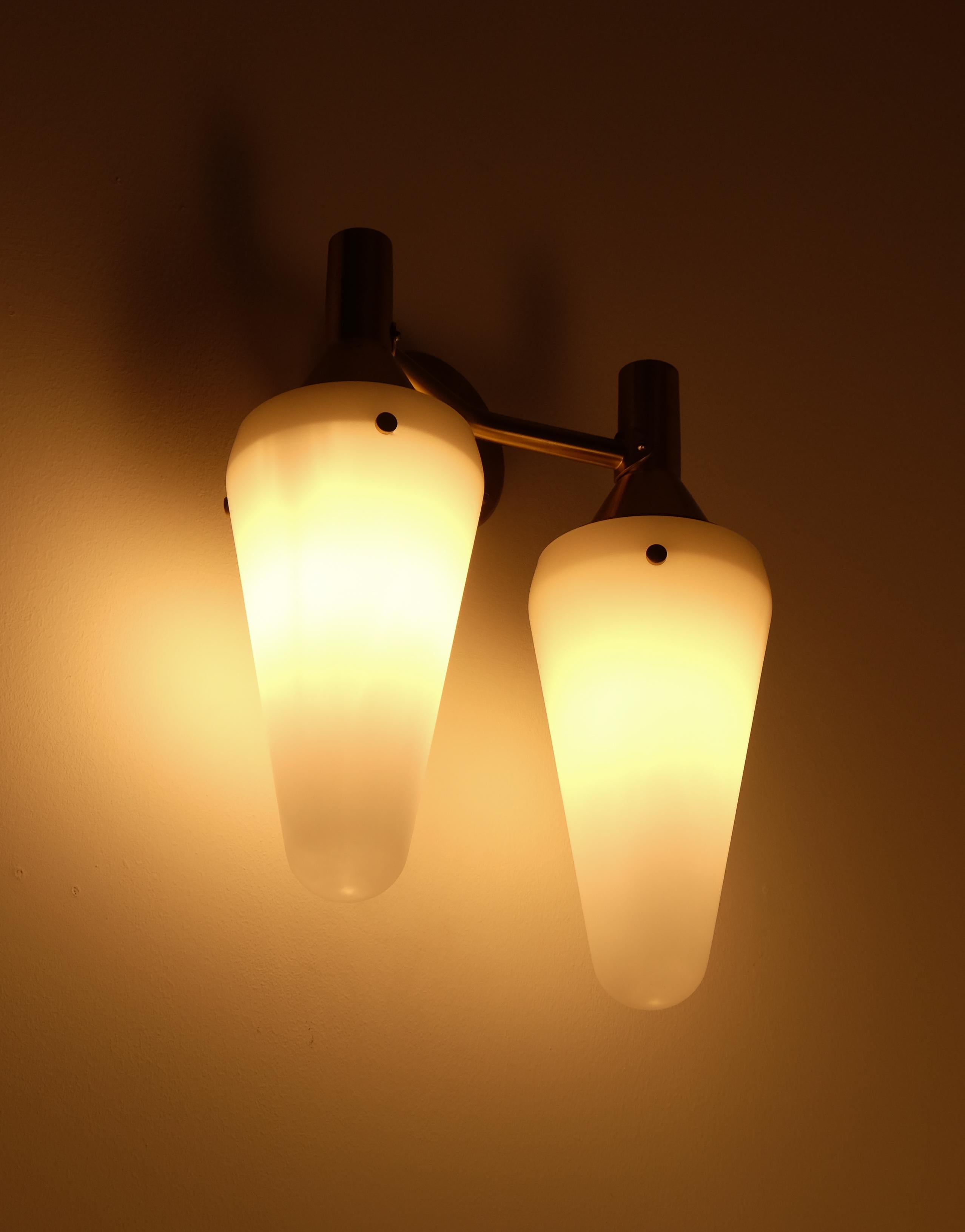 Juego de 4 lámparas de pared Hans-Agne Jakobsson, años 50 Escandinavo moderno en venta