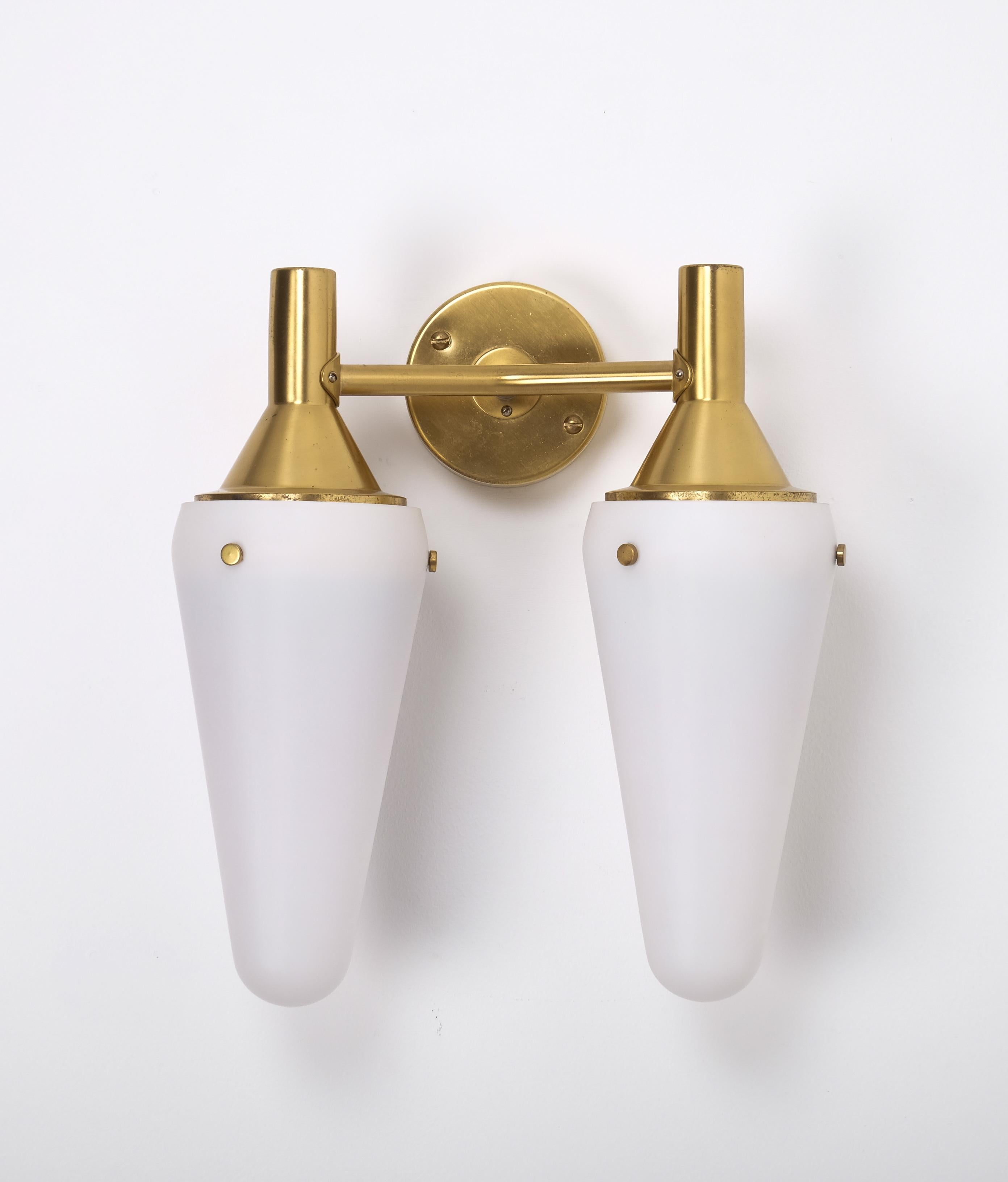 Juego de 4 lámparas de pared Hans-Agne Jakobsson, años 50 en Bueno estado para la venta en Stockholm, SE