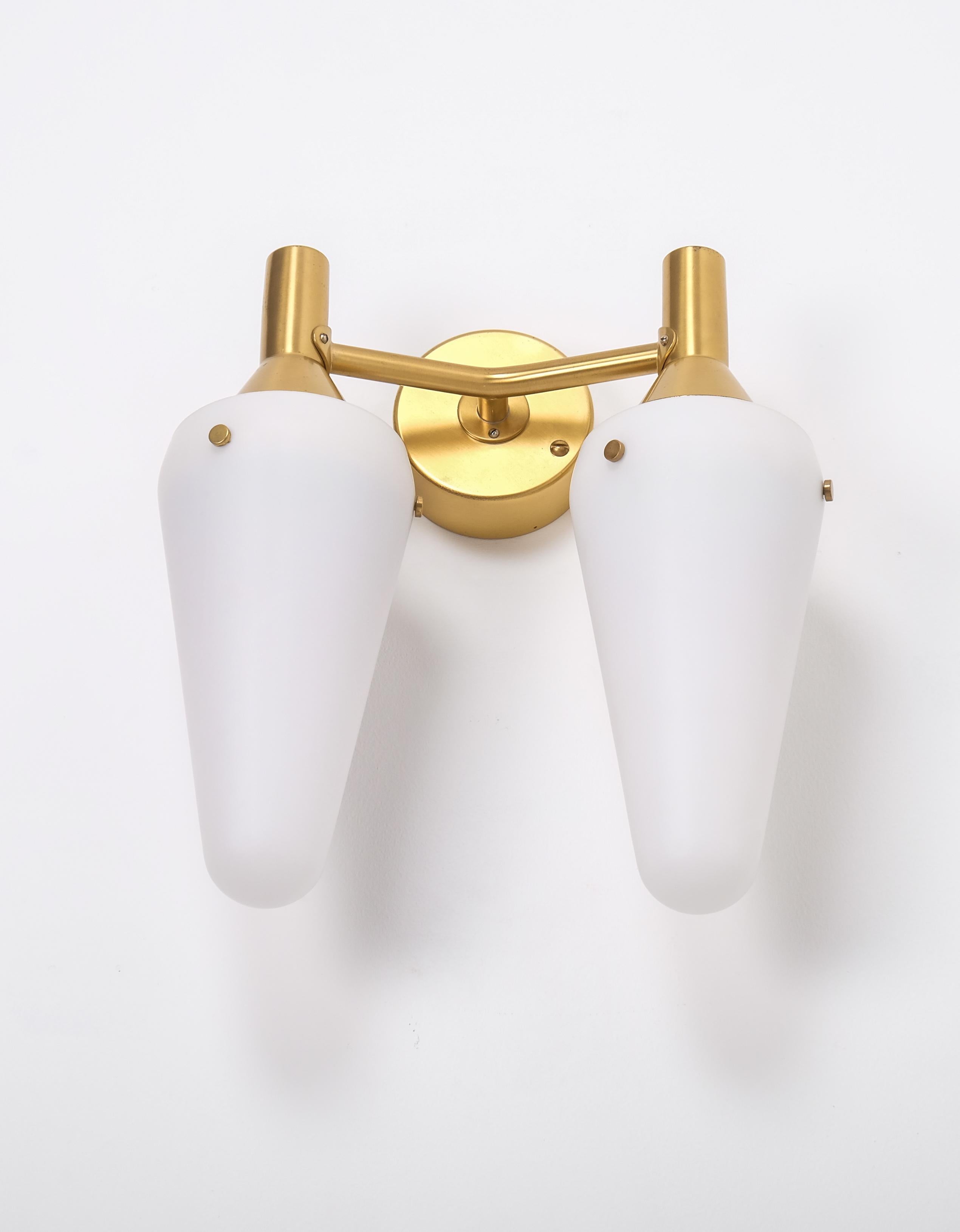 Juego de 4 lámparas de pared Hans-Agne Jakobsson, años 50 en venta 1