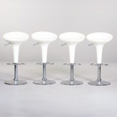 Set of 4 Height Adjusting Bomba Stools Designed by Stefano Giovannoni for Magis