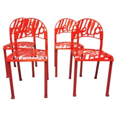 Set of 4 "Hello There" Chairs, Jeremy Harvey, Artifort