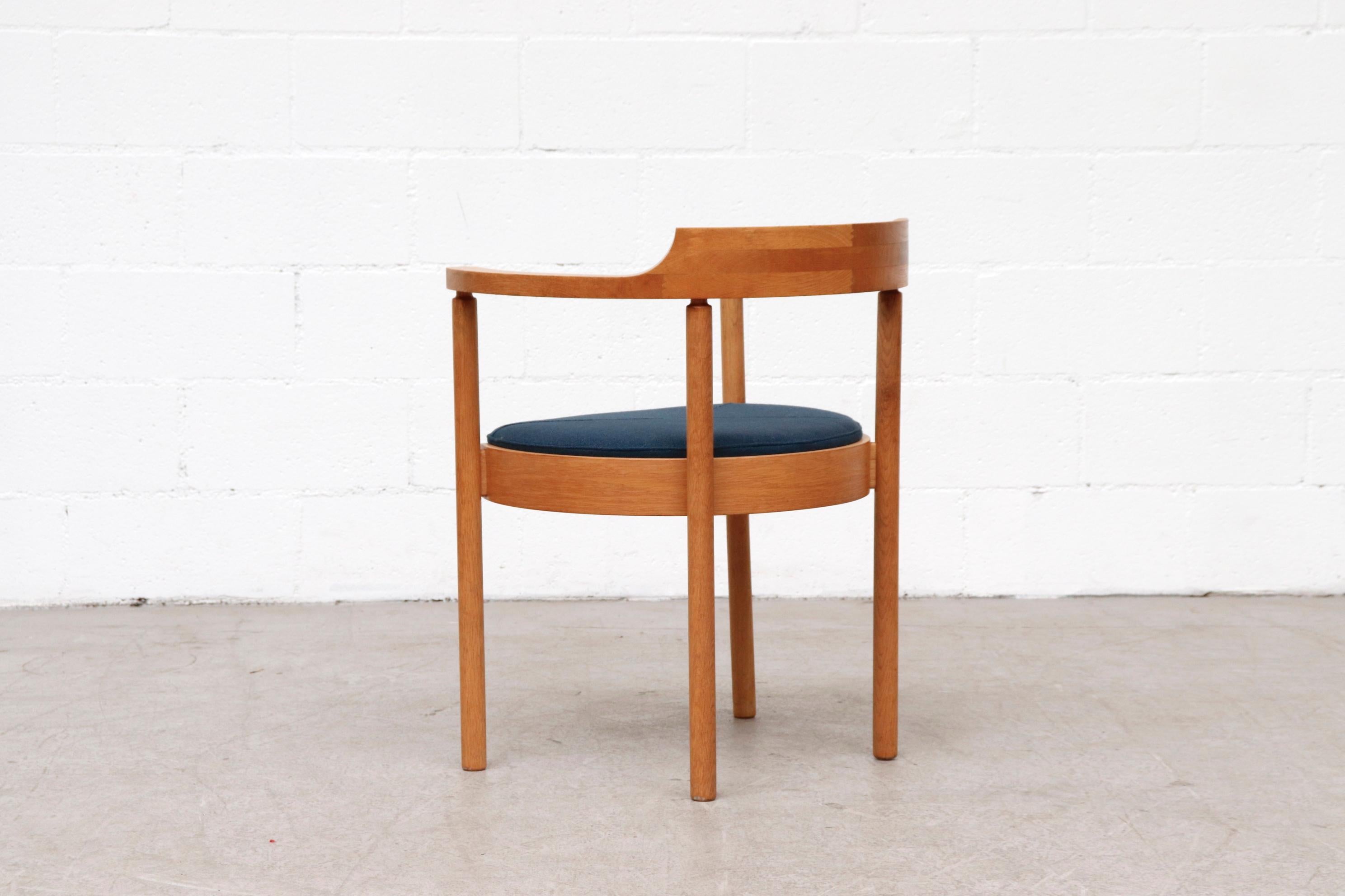 Mid-Century Modern Set of 4 Henning Jensen & Torben Valeur Dining Chairs