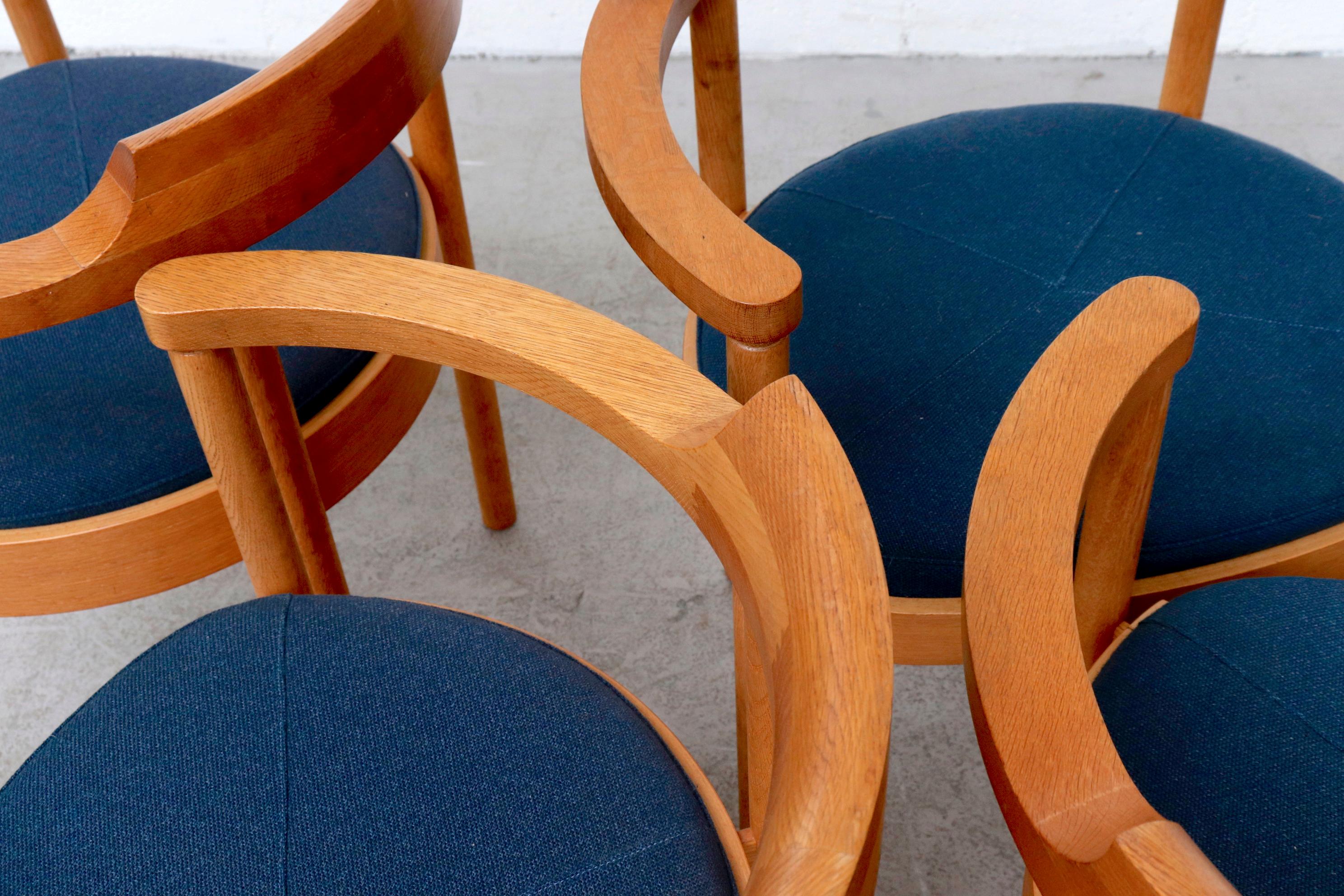Late 20th Century Set of 4 Henning Jensen & Torben Valeur Dining Chairs