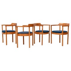 Ensemble de 4 chaises à manger Henning Jensen & Torben Valeur