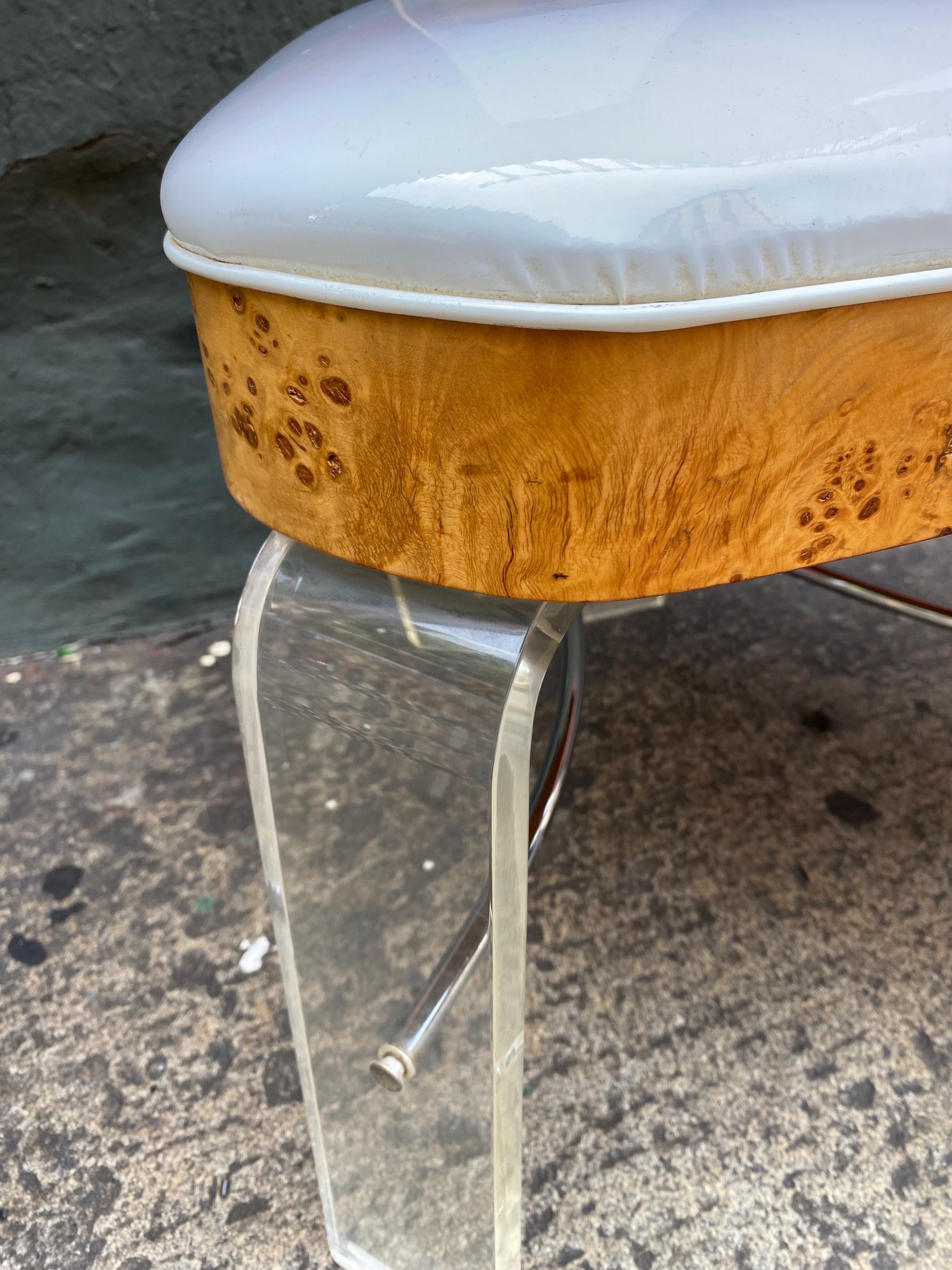 vintage lucite dining chairs