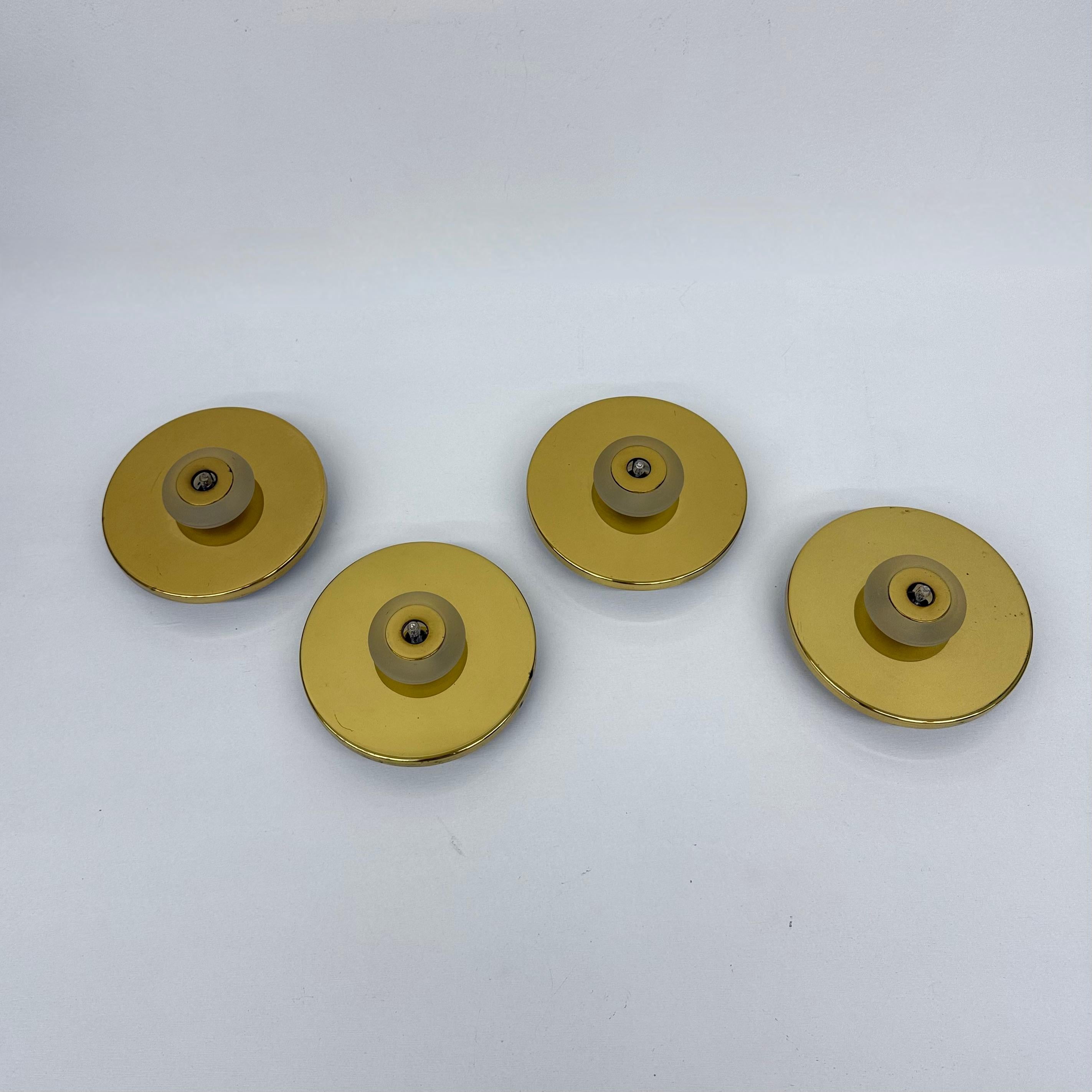 Juego de 4 apliques Hillebrand , años 70 en venta 13