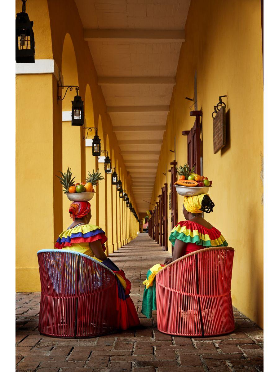 Cartagenas Esszimmerstuhl in Honig von Sebastian Herkner, 4er-Set im Angebot 3