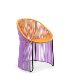 Set of 4 Honey Cartagenas Dining Chair by Sebastian Herkner