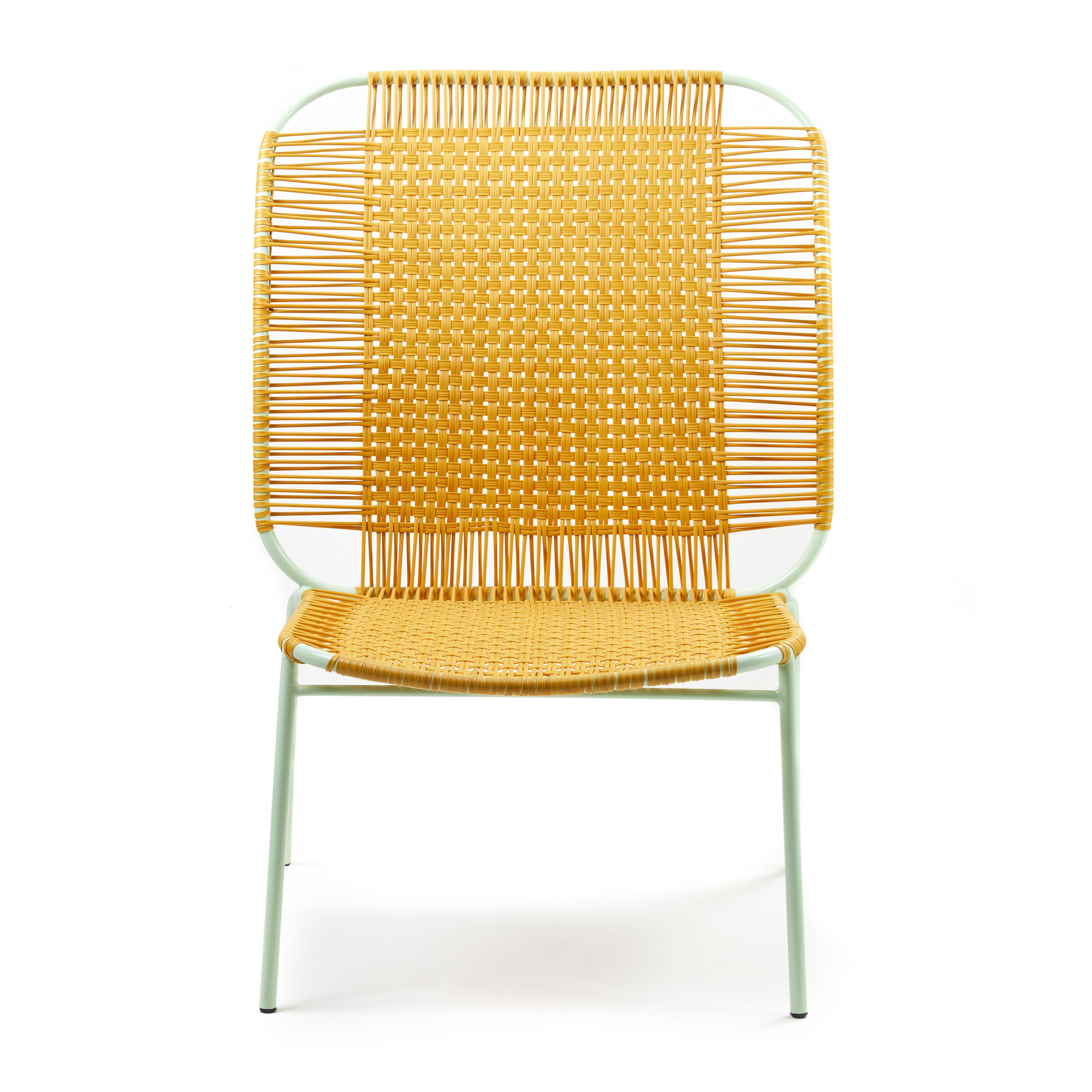 Moderne Ensemble de 4 chaises longues Cielo Honey de Sebastian Herkner en vente