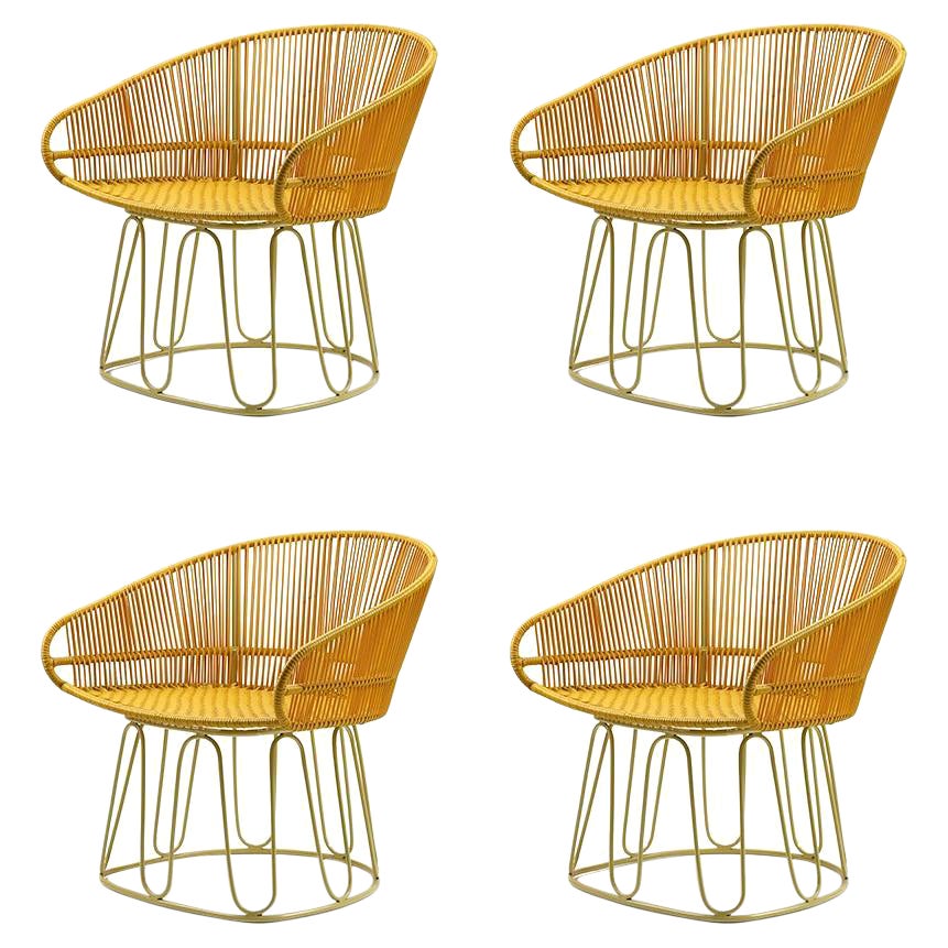 Set di 4 sedie Honey Circo Lounge Chair di Sebastian Herkner