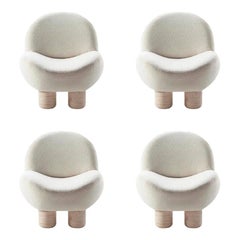 Set di 4 sedie Hygge Lounge Chair di Collector