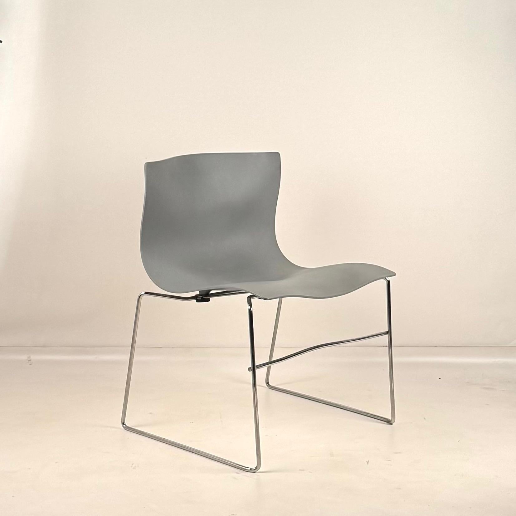 Postmoderno Set di 4 Impeccabili Sedie Fazzoletto di Massimo and Lella Vignelli per Knoll in vendita