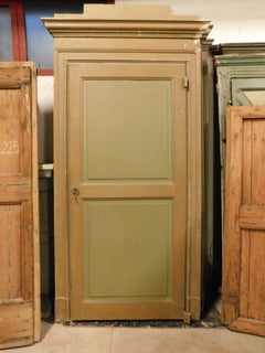 set of 4 interior doors in lacquered wood complete with frame, Italy