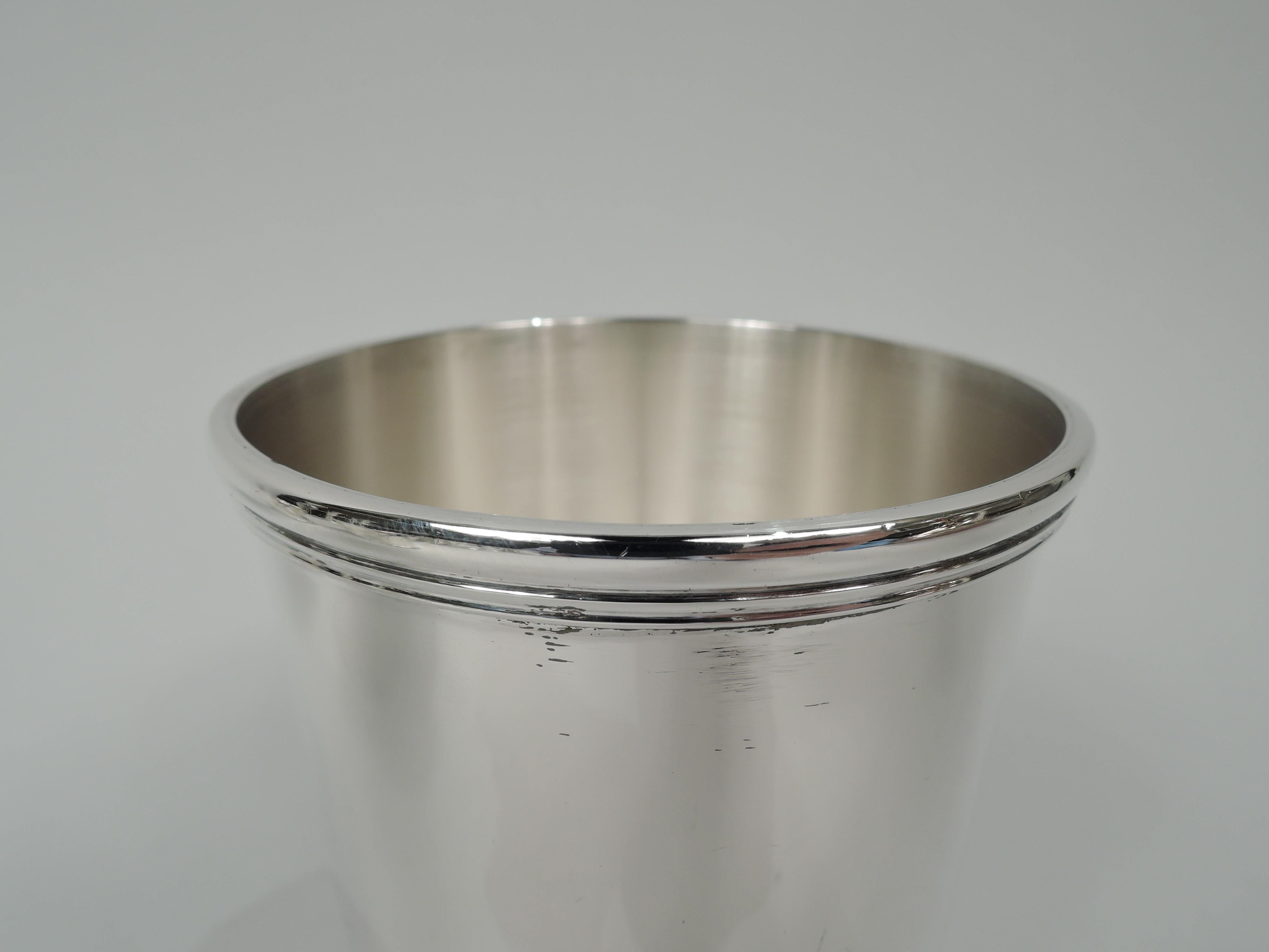 American Set of 4 International Sterling Silver Mint Julep Cups