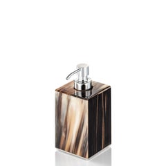 Set di 4 accessori da bagno Iris in Horn, Brass & Wood di Arcahorn