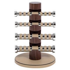 Set of 4 Iron Dumbbells With Stand