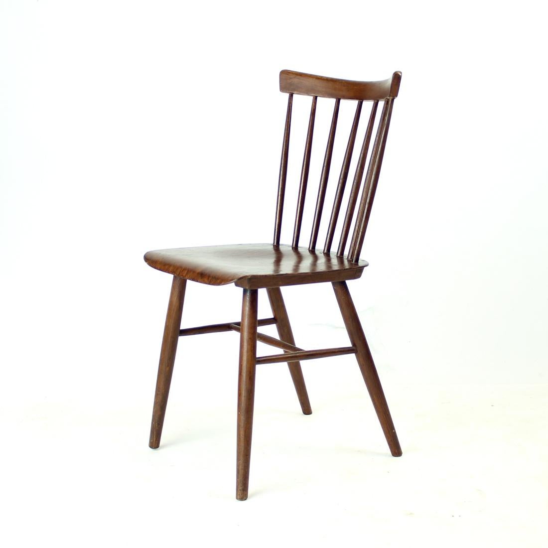 Set Of 4  Ironica Chairs By Ton, Czechoslovakia 1960s For Sale 3