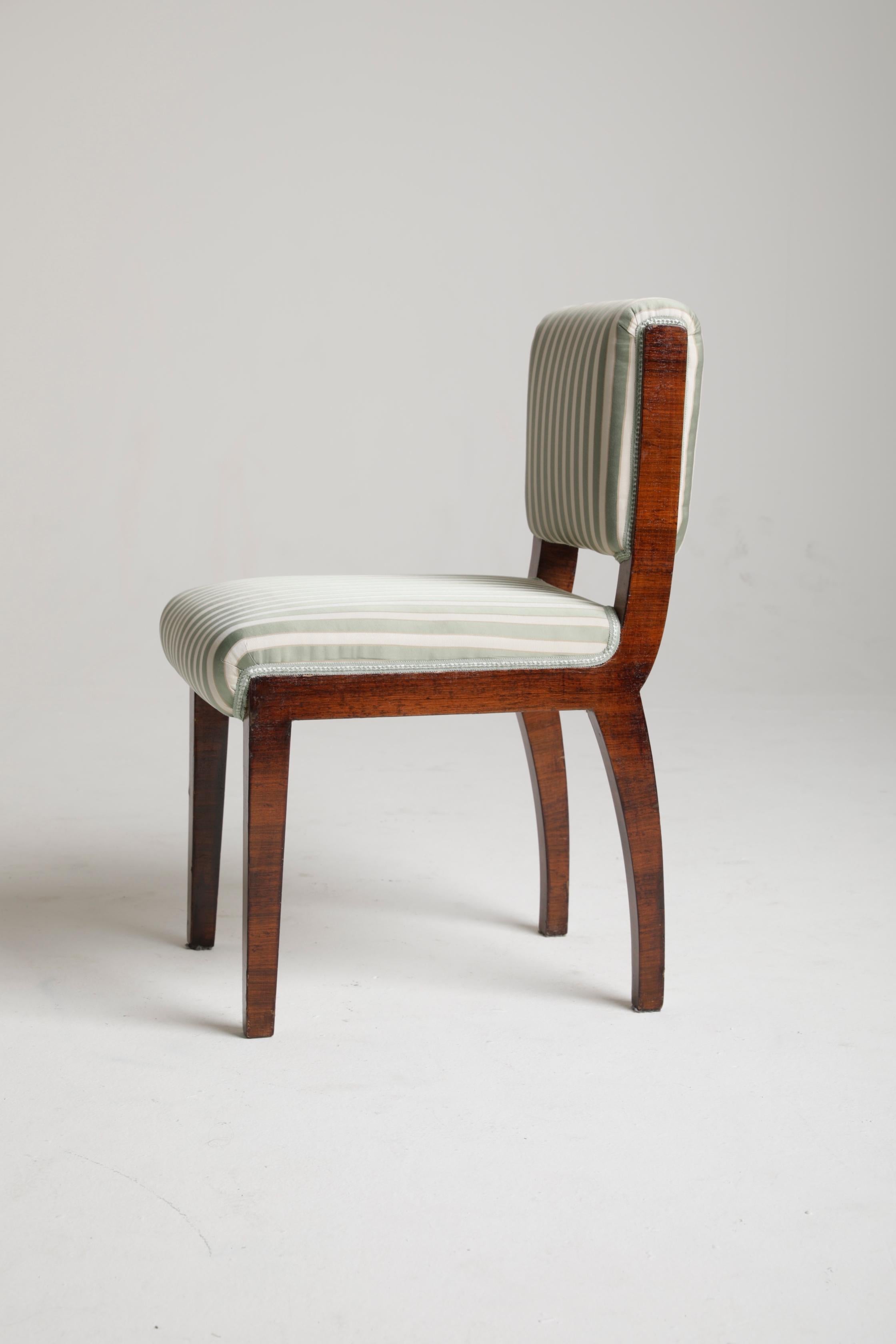 Ensemble de 4 chaises Art Déco italiennes, Melchiorre Bega (Attr.), Italie, années 1930 Bon état - En vente à Argelato, BO