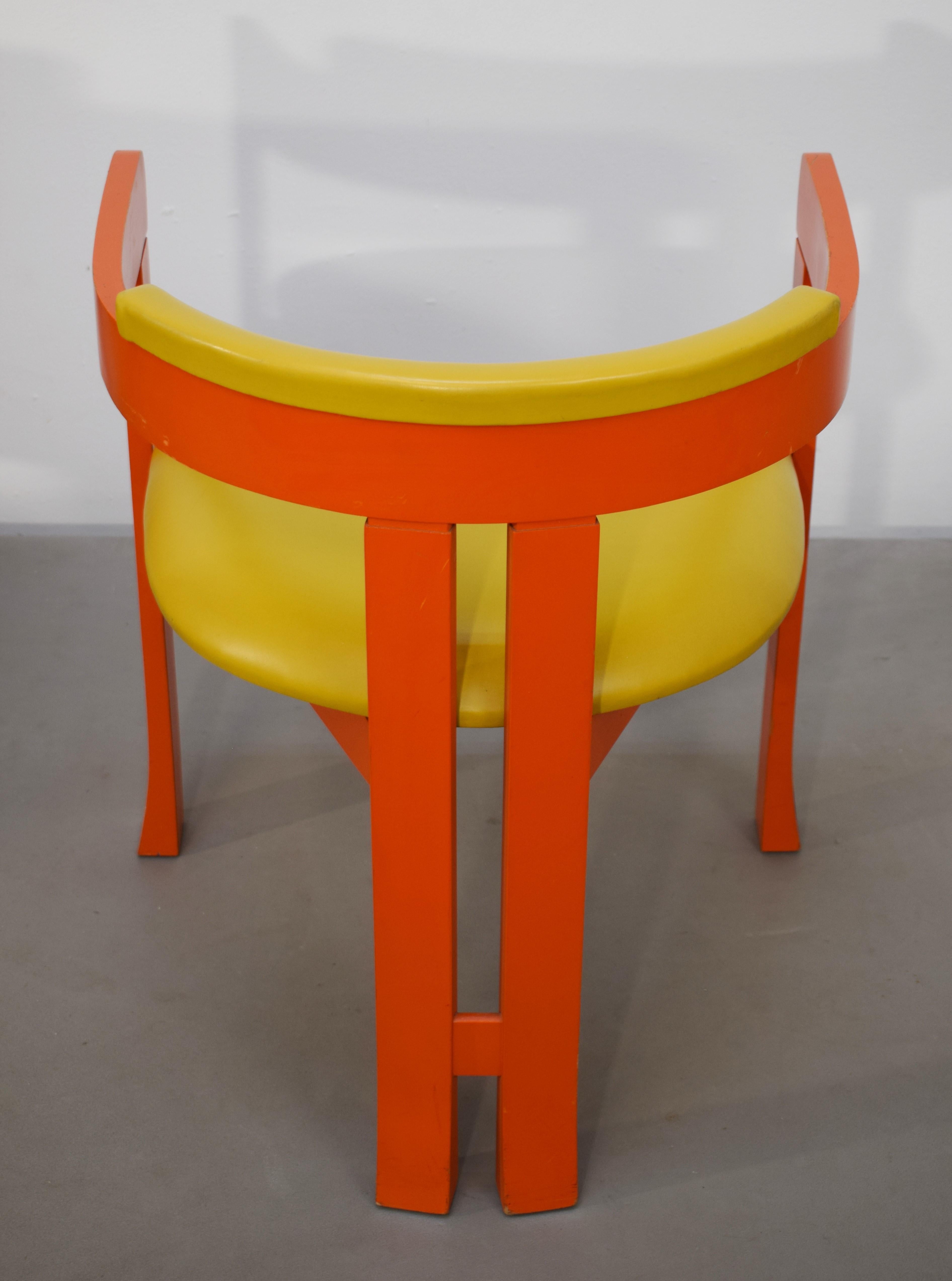 Ensemble de 4 chaises italiennes, Pi  Style grec, années 1960 en vente 1