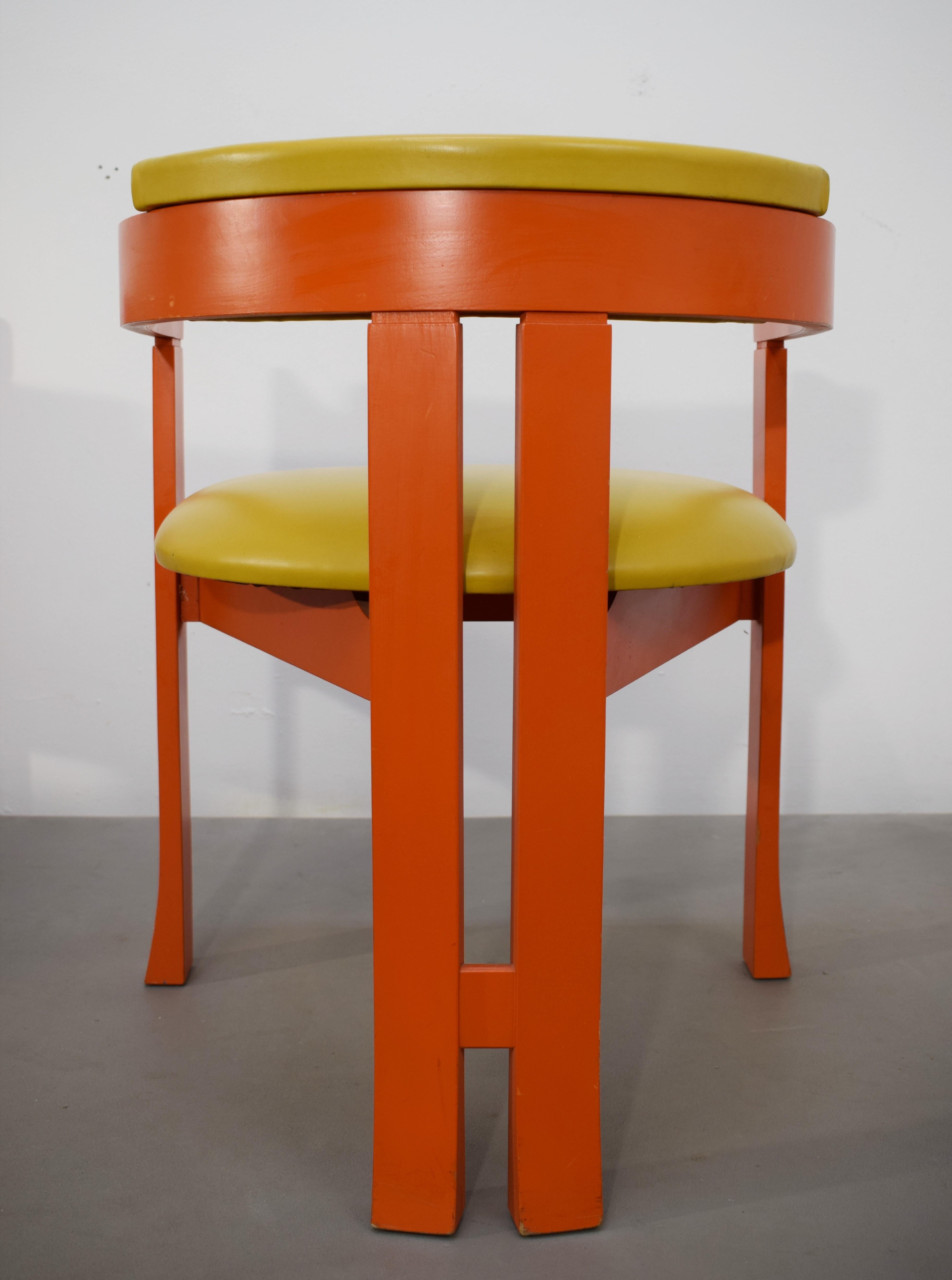 Ensemble de 4 chaises italiennes, Pi  Style grec, années 1960 en vente 2