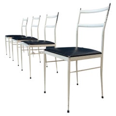 Set of 4 Italian Design Chairs, 1960