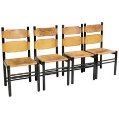 Retro Set of 4 Italian Dining Chairs