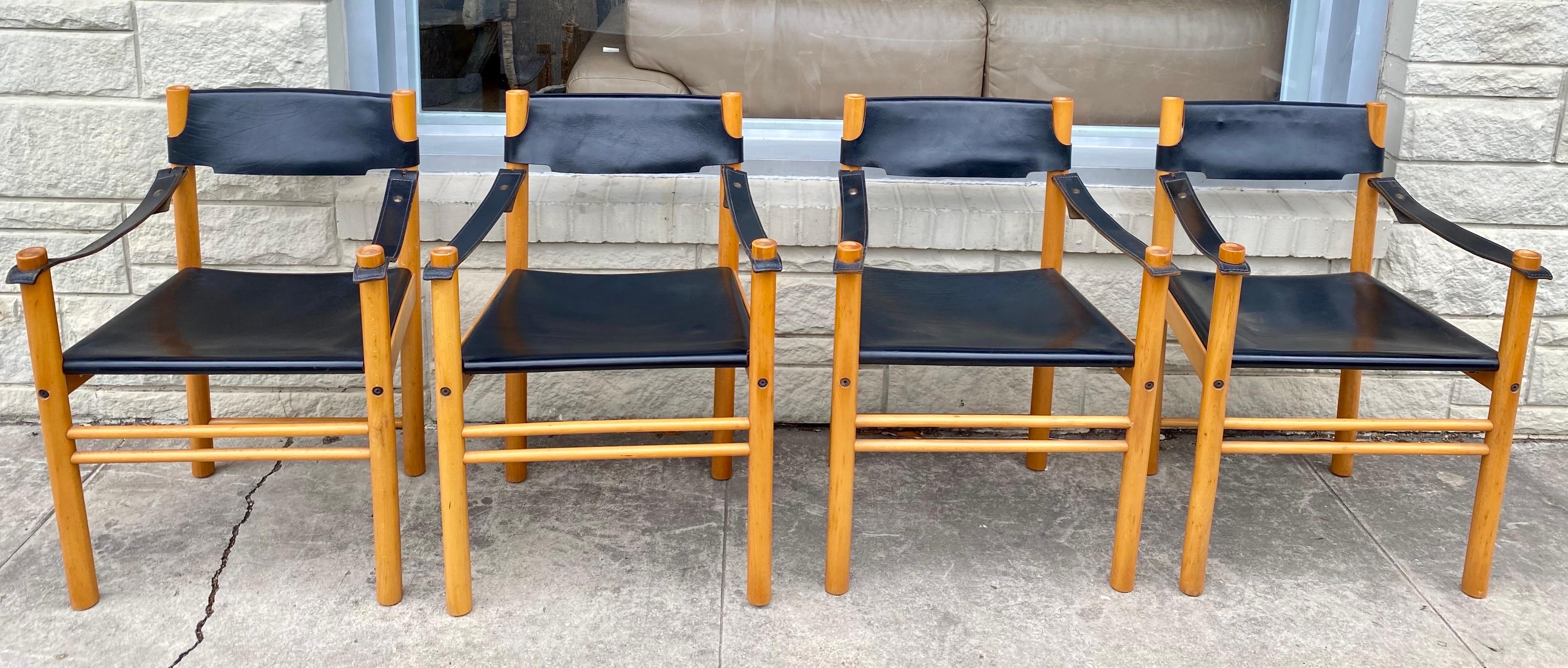Set of 4 Italian Ibisco Sedie Armchairs, 1960s For Sale 2