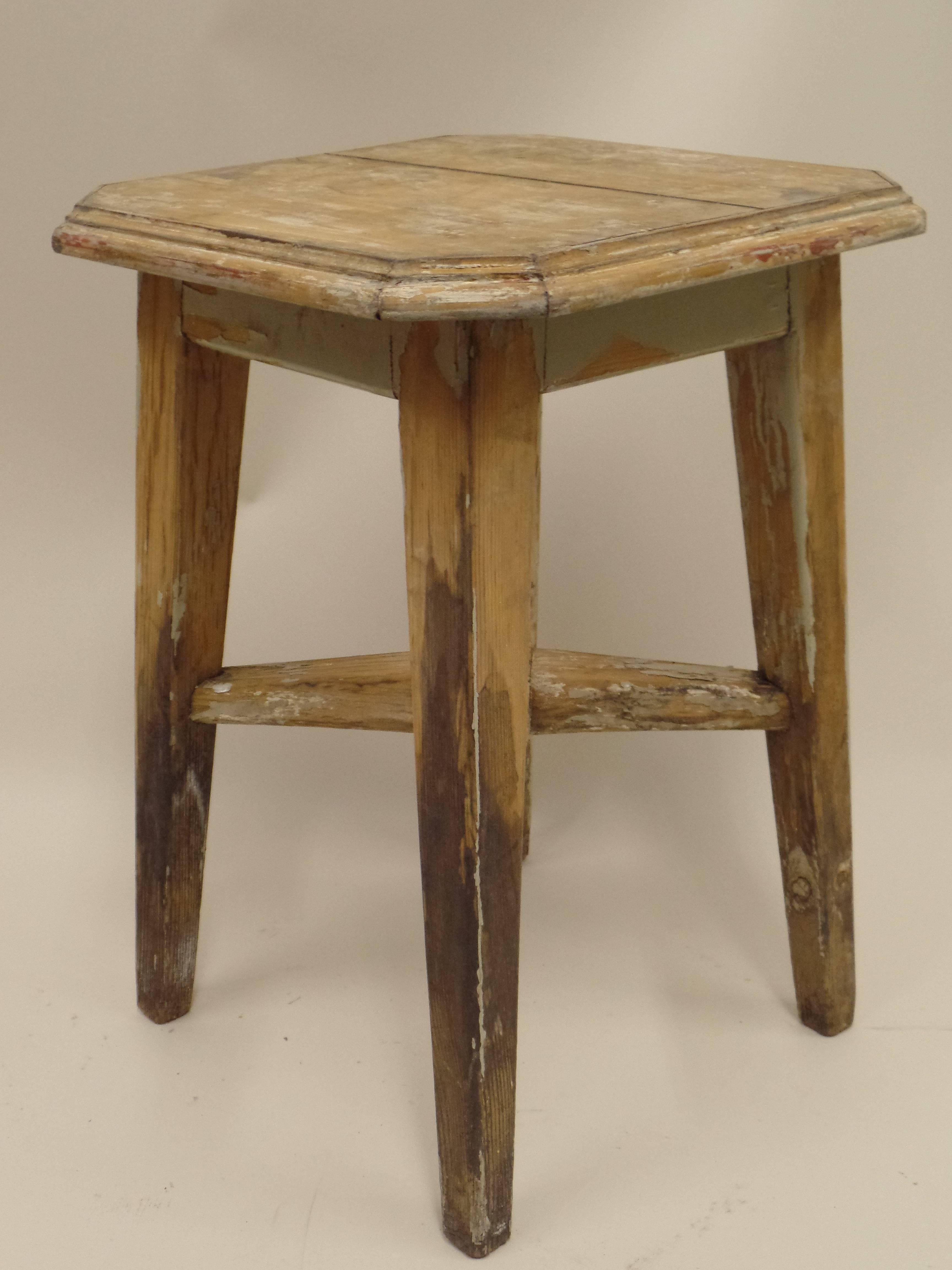 Mid-Century Modern Set of 4 Italian Mid-Century Handmade Hardwood Stools, style Jean Michel Frank en vente