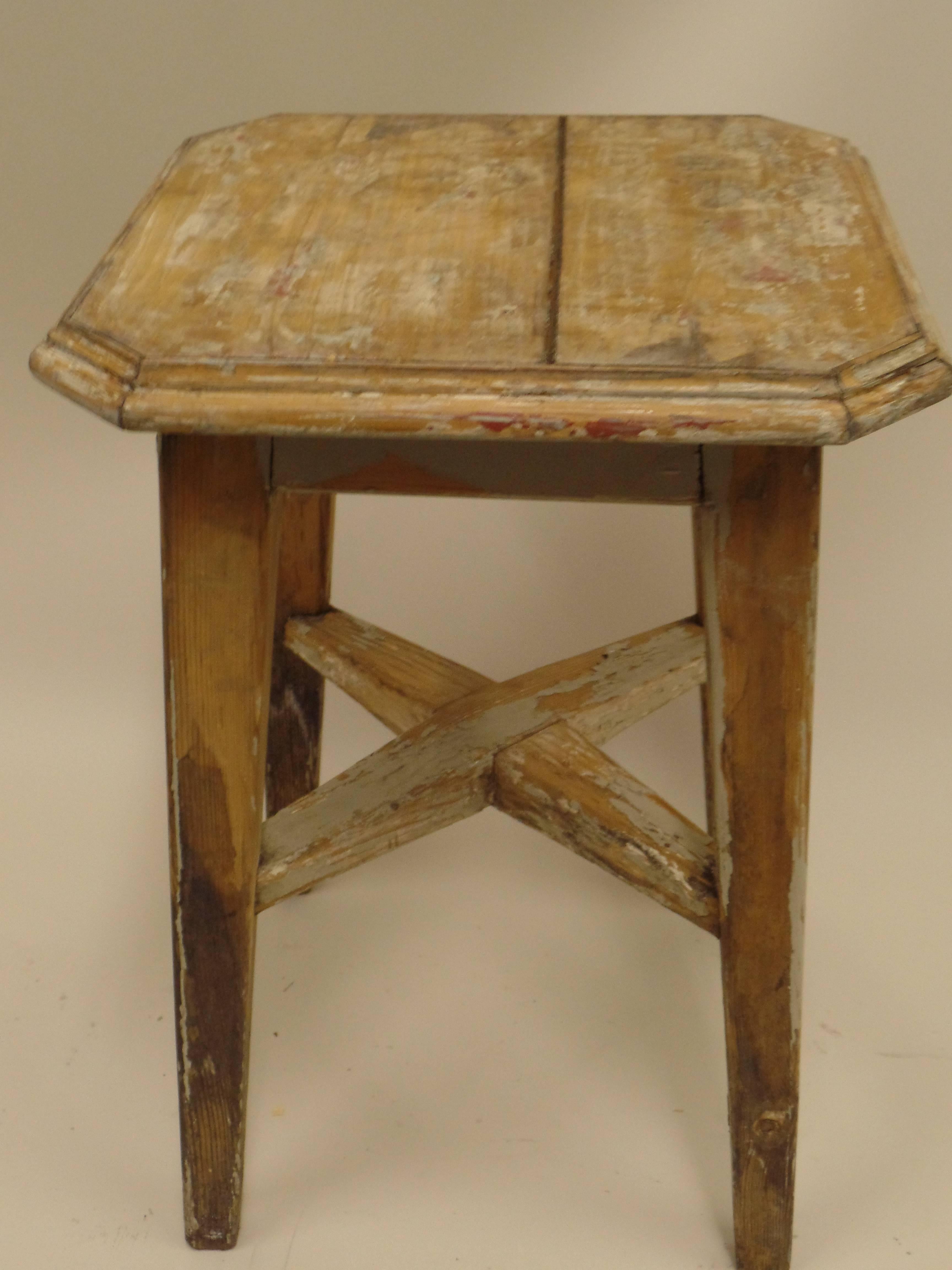 italien Set of 4 Italian Mid-Century Handmade Hardwood Stools, style Jean Michel Frank en vente