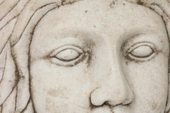 Set of 4 Italian Neo-Classic 19th Century Marble Relief Busts