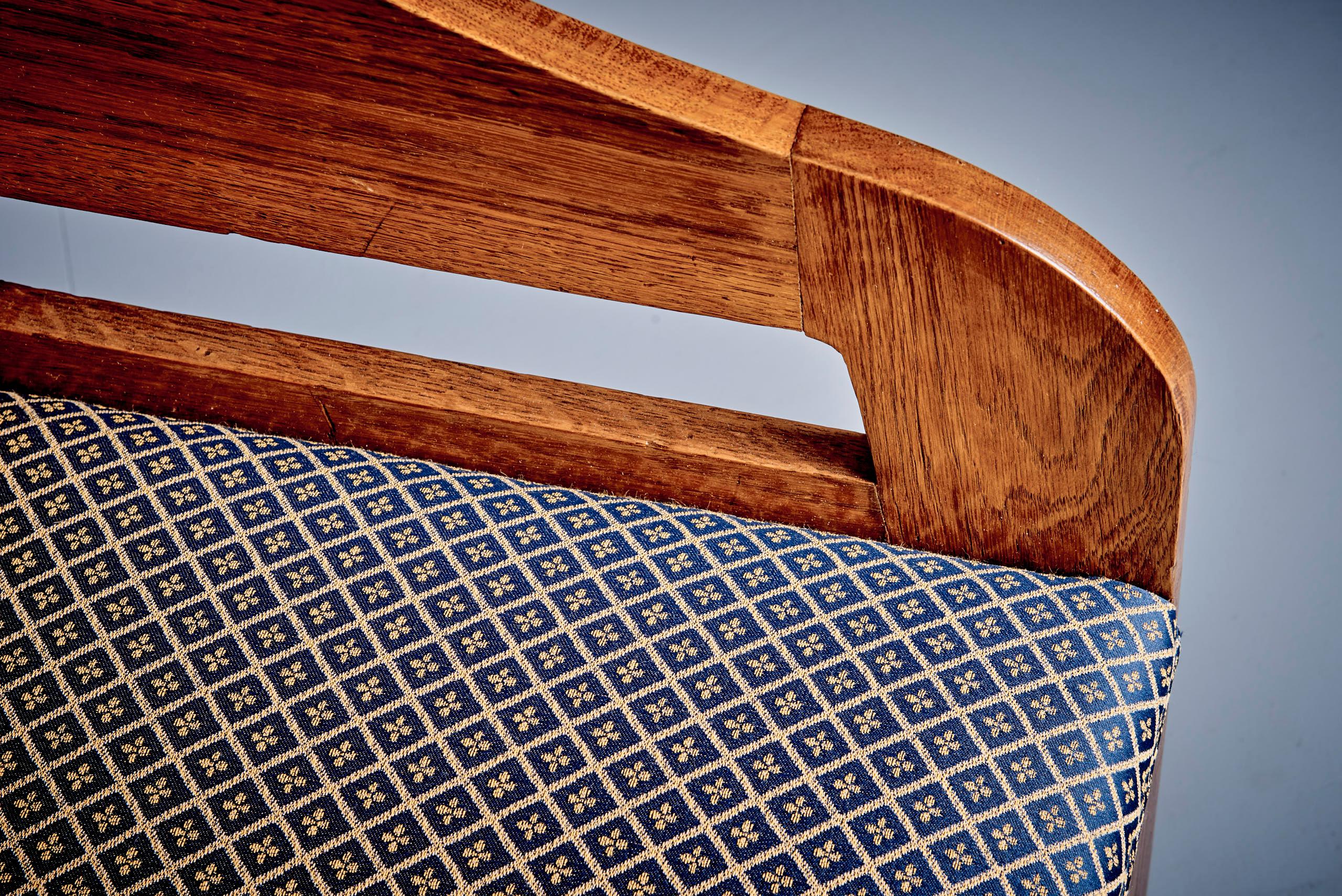 Ensemble de 4 chaises en Oak Oak italien en vente 6