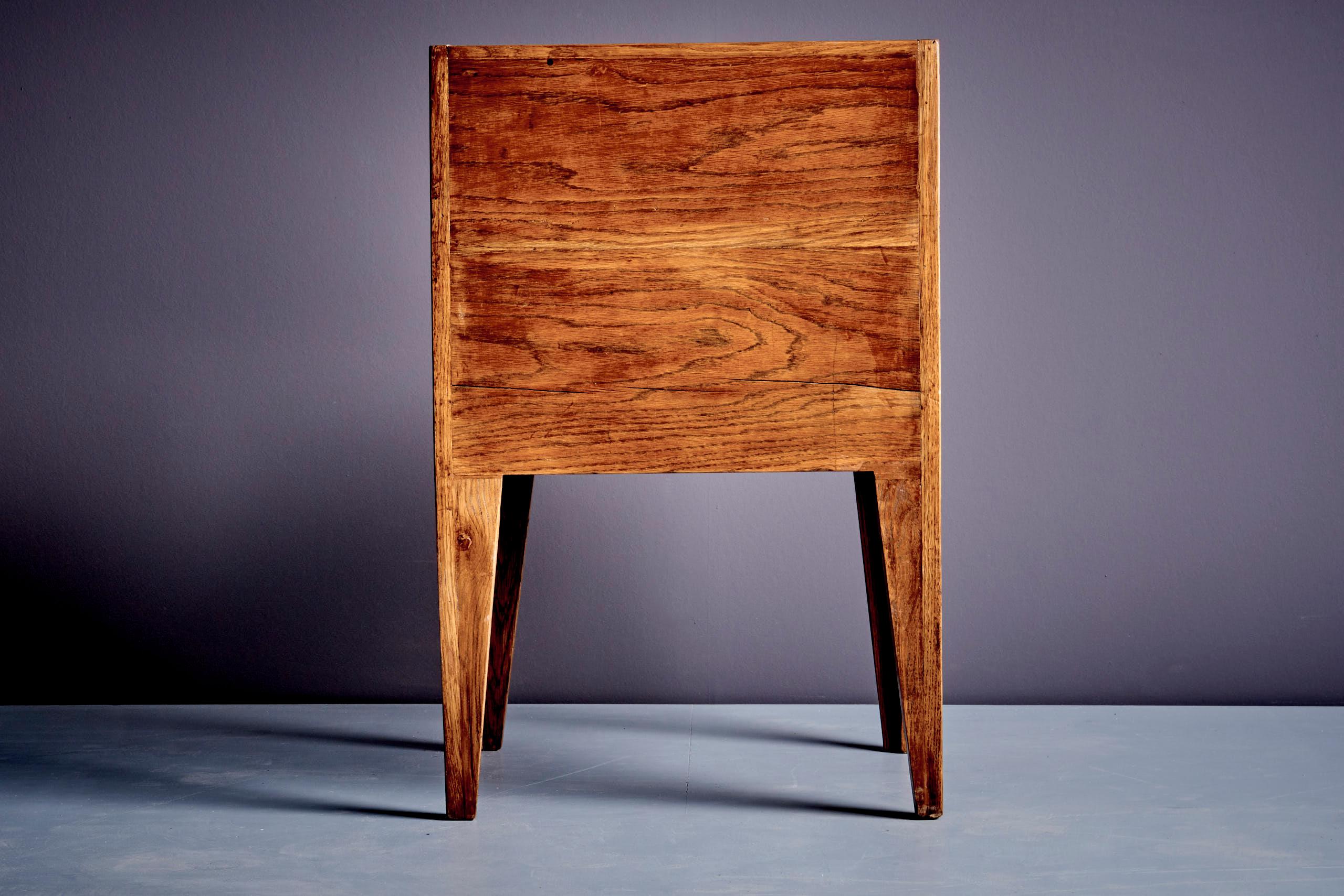 Milieu du XXe siècle Ensemble de 4 chaises en Oak Oak italien en vente