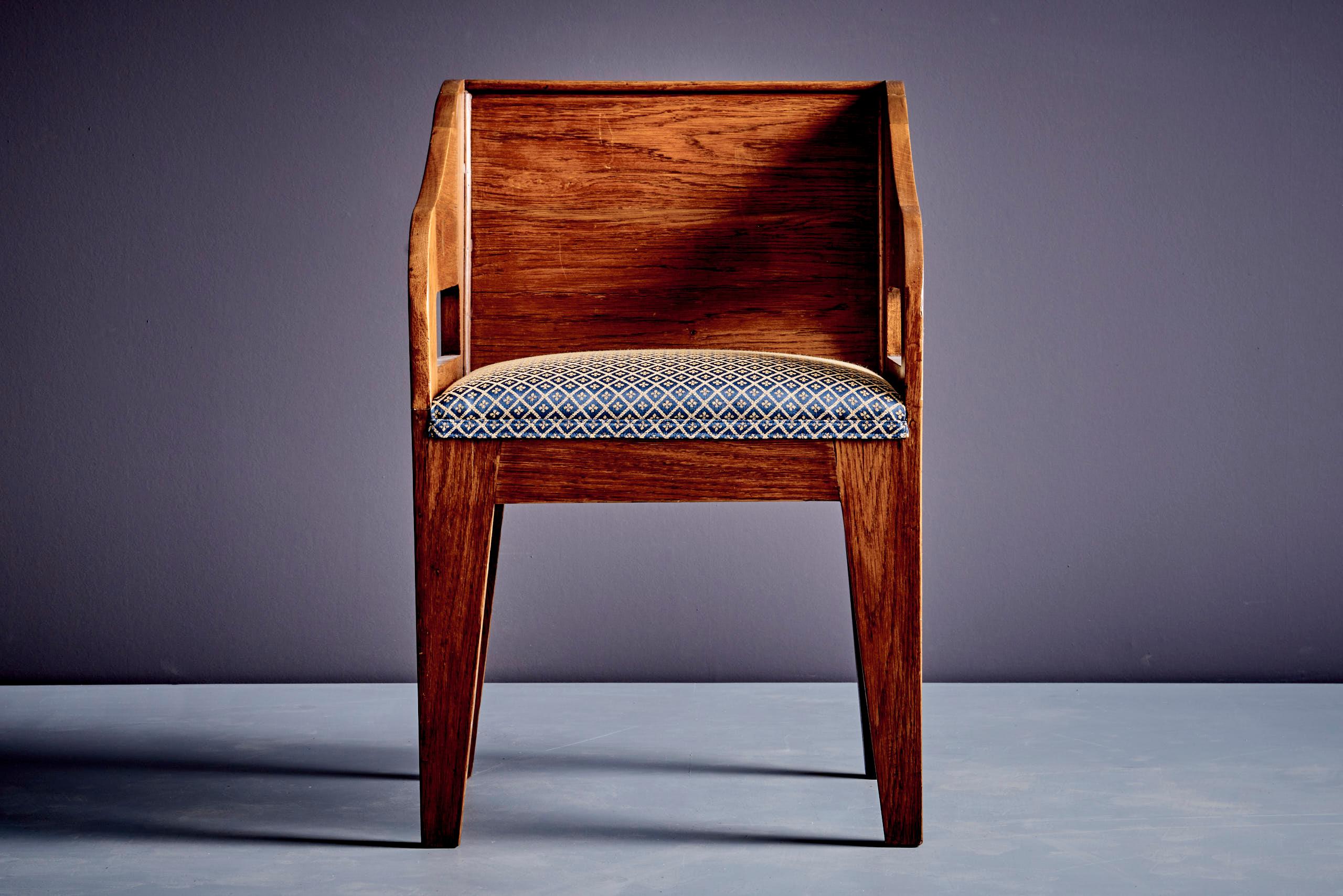 Ensemble de 4 chaises en Oak Oak italien en vente 2