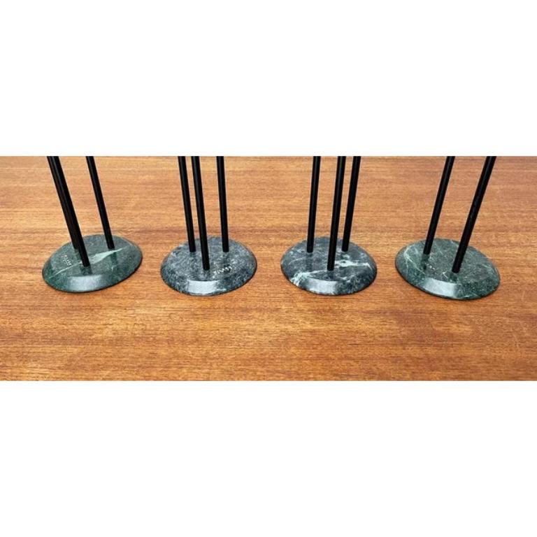 Set of 4 Italian Postmodern Milano Series Candleholders, 1980s For Sale 4