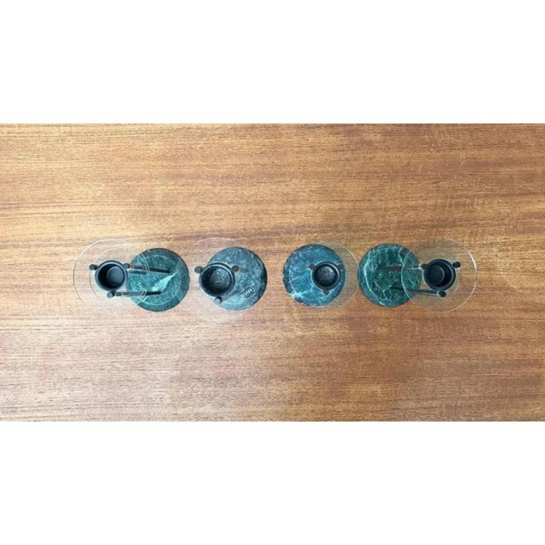Set of 4 Italian Postmodern Milano Series Candleholders, 1980s For Sale 6