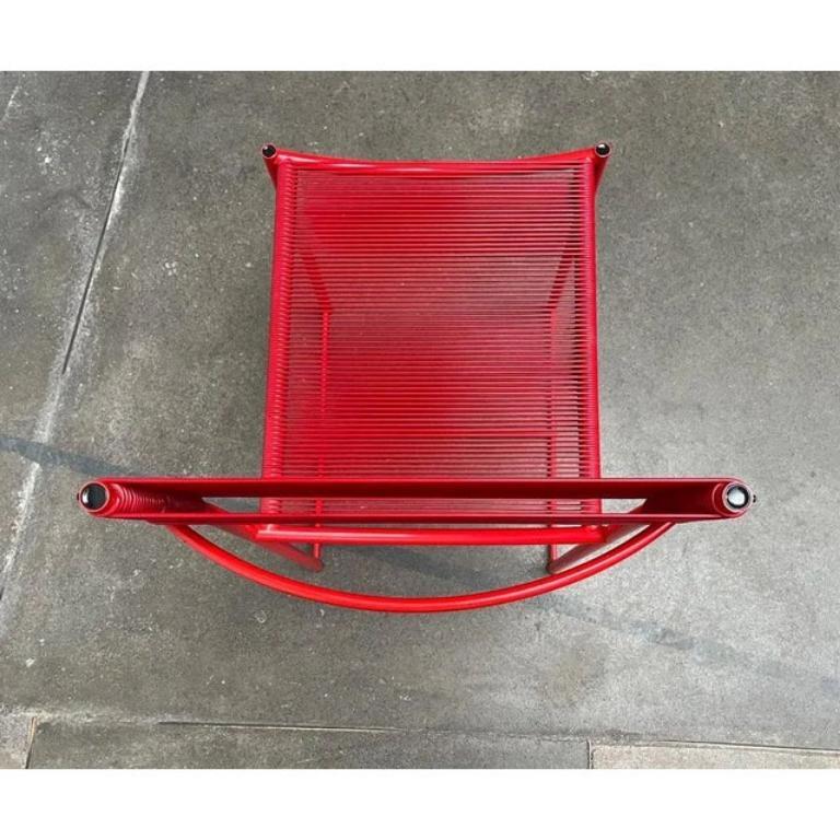 Métal Ensemble italien de 4 chaises spaghetti Modèle 101 de l'ère spatiale postmoderne, 1970 en vente