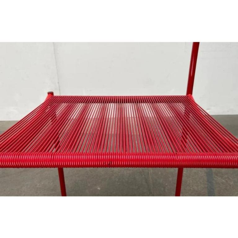 Ensemble italien de 4 chaises spaghetti Modèle 101 de l'ère spatiale postmoderne, 1970 en vente 1