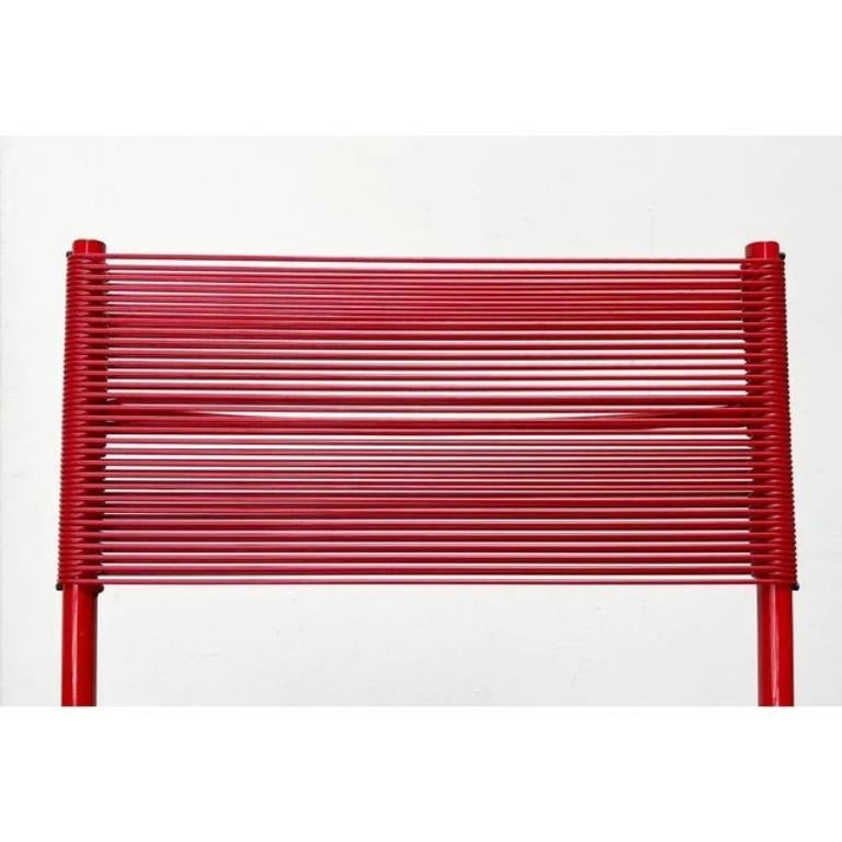 Ensemble italien de 4 chaises spaghetti Modèle 101 de l'ère spatiale postmoderne, 1970 en vente 2