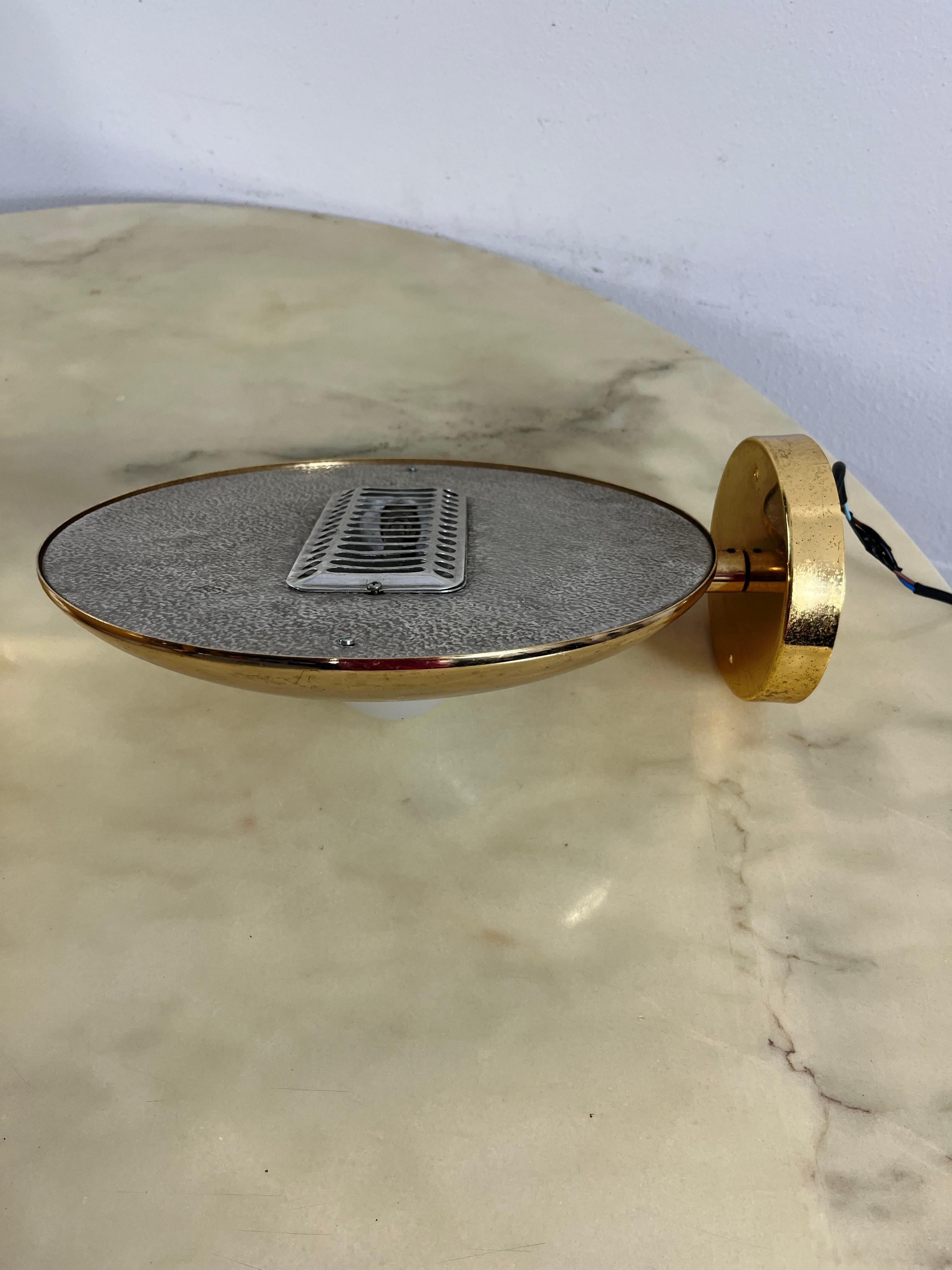 Fin du 20e siècle Ensemble de 4 lampes murales halogènes de style Régence italienne, années 1970 en vente
