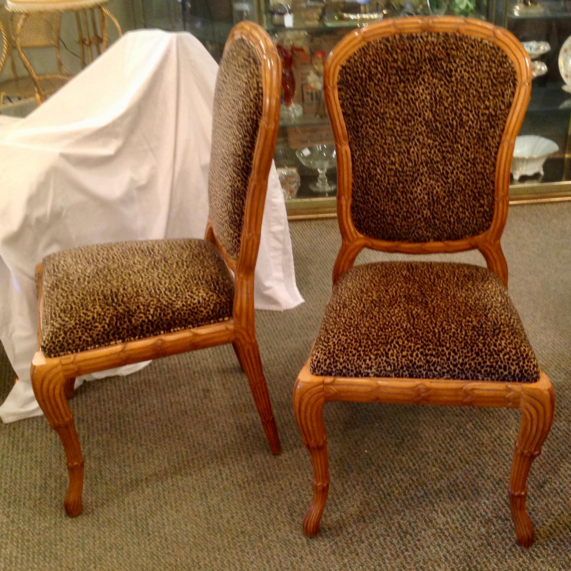Upholstery Set of 4 Italian Side Chairs